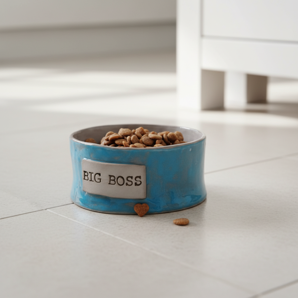 BIG BOSS ceramic pet bowl lifestyle image