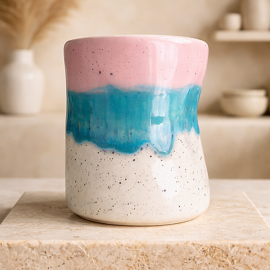 Hand-Crafted Ceramic Mug "Love in Every Sip"